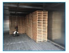 Four horizontal traitement de bois en acier - isolé laine de roche 130m3 - norme Nimp15 export_0