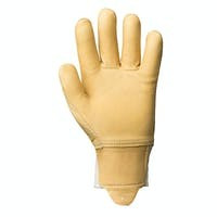 GANTS cuir fleur vachette HYDROFUGE protege artere beige (2450) norme 2121_1
