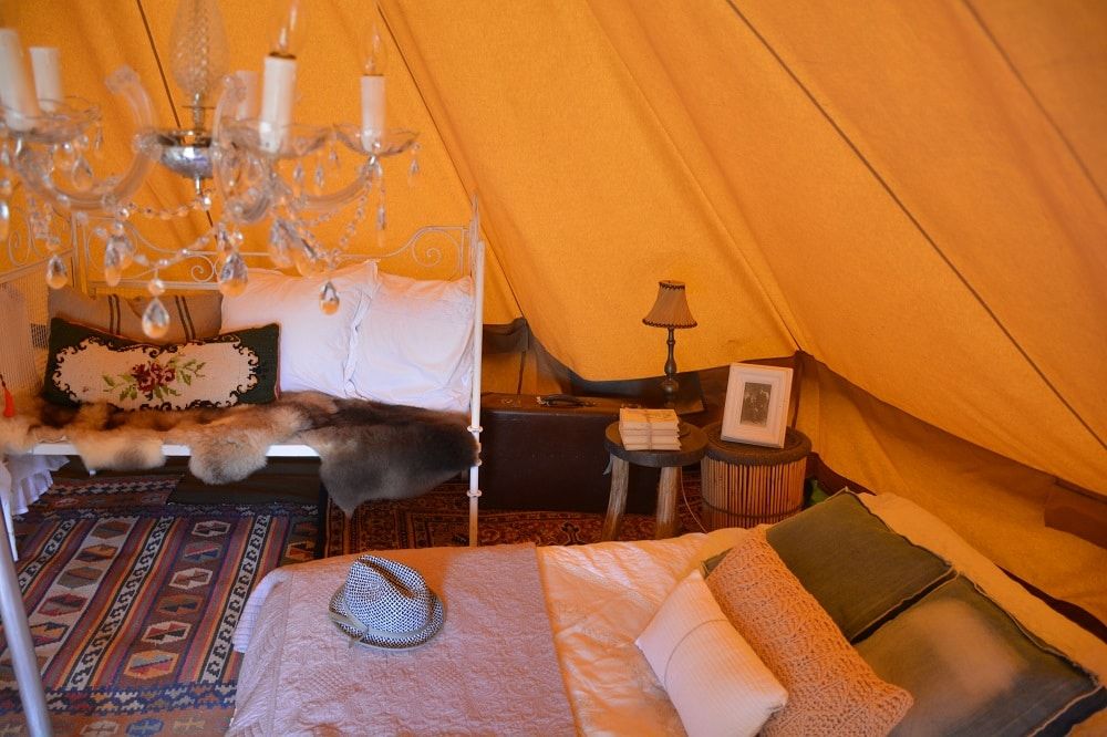 Tente bell - tente glamping - yala - diamètre : 2,5 m_1