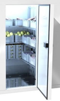 Chambre froide positive 120 x 120 cm avec sol_1