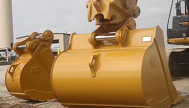 Godet d'excavation à usage normal avec lame de nivellement - caterpillar finance france - 1 200 mm (48 in) - poids 688 kg_1