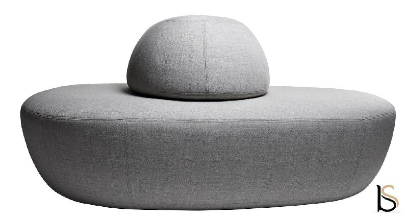 Grand canapé d'accueil Sisters - Softline - Felt Rose tendre 642_1