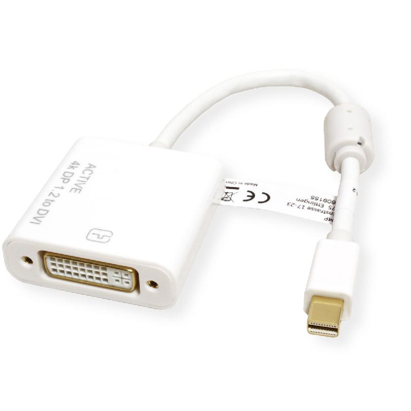 Roline 4k adaptateur mini displayport-dvi, minidp m - dvi f_1