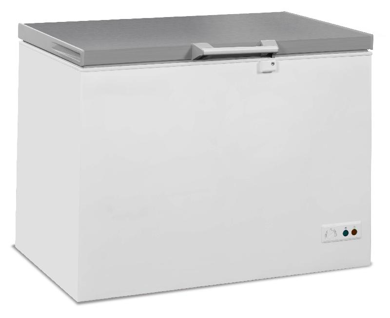 Congélateur bahut couvercle en inox 305 l l1041mm 7151.1105 COMBISTEEL_1