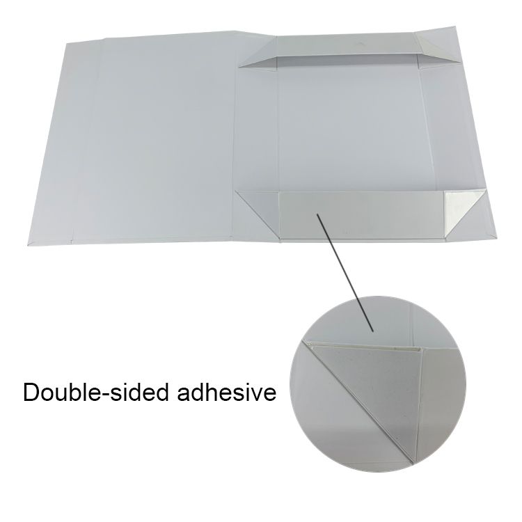 Couleur blanche se pliante de papier plate de boîte-cadeau pour l'emballage de tenue de plage de bikini d'habillement - printedpaper-bags - 35*23.5*7_1