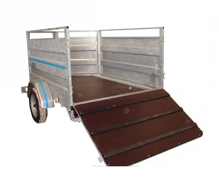 Remorque pour transport d'animaux - 2,50 X 1,50 X 0,99M - 500/750 KG - MAGNUM 500M4_1