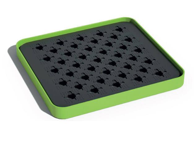 Bac de rétention PE 5 litres - Caillebotis plastique - Vert_1