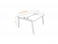Bureau bench 2 personnes HÉRITAGE - Normatic_1