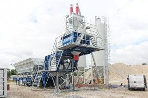 Centrale à béton compacte Euromix 100 de la marque Rheinmix