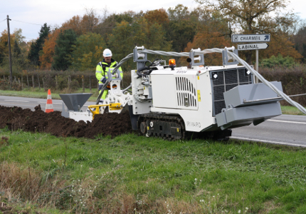 Riv104tr80t Trancheuse de Sol - Mini Trancheuse Radiocommandée avec Roue TR80T_1