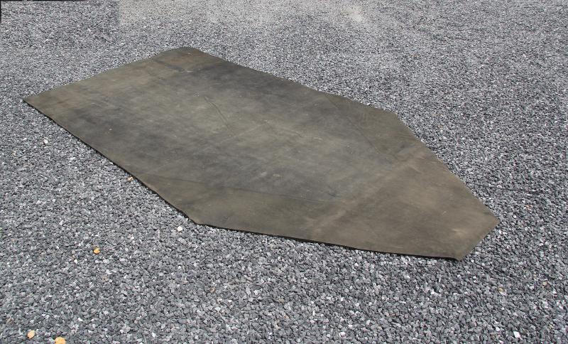 Tapis de sol en caoutchouc pour van 2 places - Patrick Remorques - Épaisseur 8 mm - 152x315 cm_1