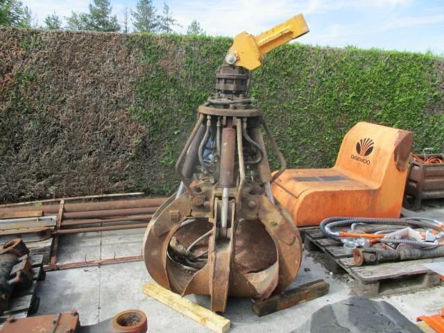 Grappin à ferrailles - Æ/650 - 5 griffes indépendantes avec rotator hydraulique_1