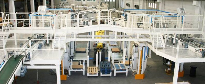 Hybrid AC 420 - Palettiseur à alimentation par le haut avec palette fixe - Clevertech France_1