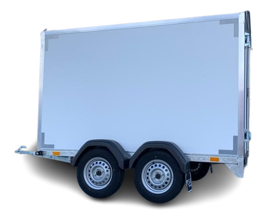 Remorque fourgon - 2,58 X 1,50 X 1,50m - 750 KG - VDM FO2581501502_1