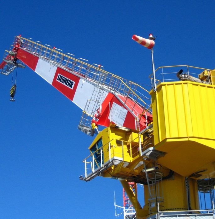 RL 2650 - Grue portuaire offshore Liebherr - Capacité de levage max 60t et portée max 54m_1