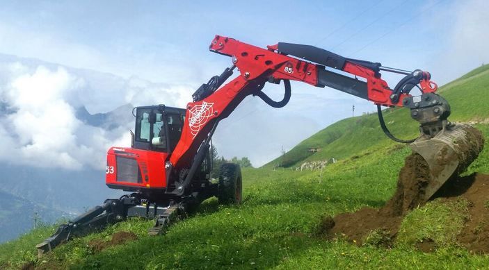 R853 2WD Pelle Araignée - Moteur Kubota 3800 cm³, 115 Hp, Système Hydraulique Performant et Châssis Compact_1