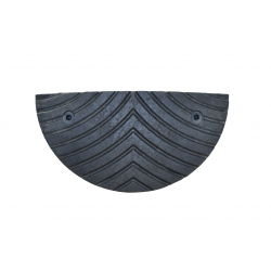 Ralentisseur de trafic - 25 à 30 km/h - extrémité - dimensions 250x500x30 mm_1