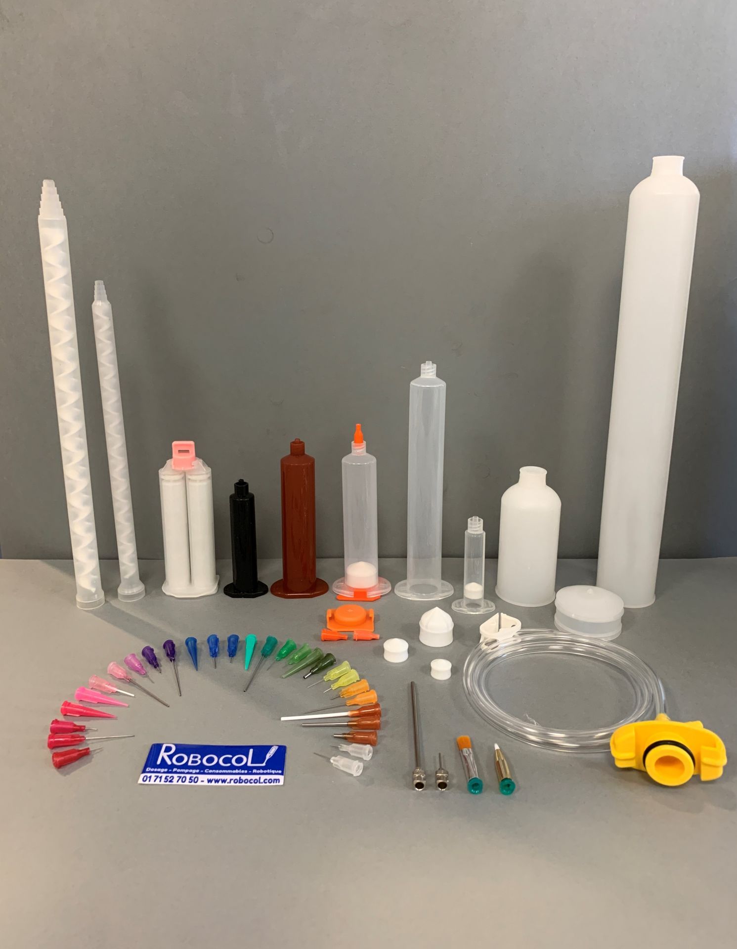Seringues claires 3cc à 55cc - Disponibles en 3 couleurs - Usage agroalimentaire, cosmétique, automobile, médical et plus_1