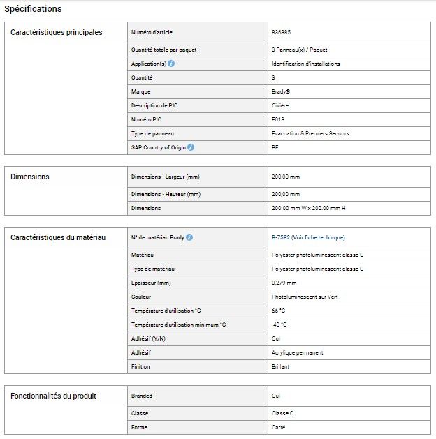834613/p3 - signalisations sécurité travail - brady - dimensions: 200.00 mm w x 200.00 mm h_1