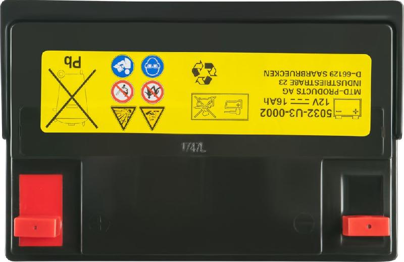 Batterie AGM 12V 16Ah - Batterie de démarrage pour tracteur tondeuse_1