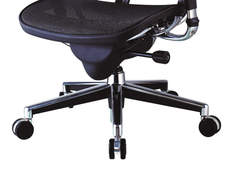 Fauteuil ergonomique Experia - usage intensif 24h/24h - mécanisme synchrone - structure aluminium avec soutien lombaire_1