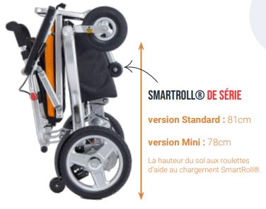 Fauteuil roulant électrique pour les baroudeurs - Smartchair travel max_1