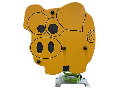 Jeu ressort cochon 1 à 12 ans en polyéthylène et acier peinte à la poudre_1