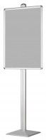 Sol2cadra1 - porte affiche a1 - presentoirs et presentoirs - composé d'un mât en profilé aluminium en anodisé naturel de 207 cm de hauteur - pour affiche format a1 (594 x 841 cm)_1