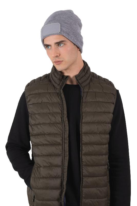 Bonnet recyclé avec patch personnalisable - Doublure Thinsulate - Réf: KP891_1