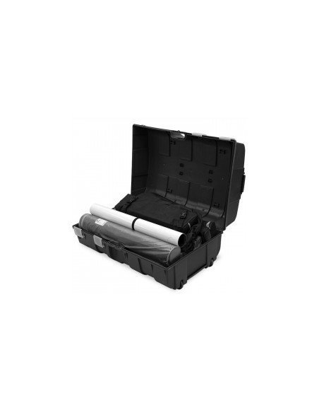 Comptoir case XL - 220 cm - Bois et valise plastique - Impression quadri sur PVC - Usage intérieur_1