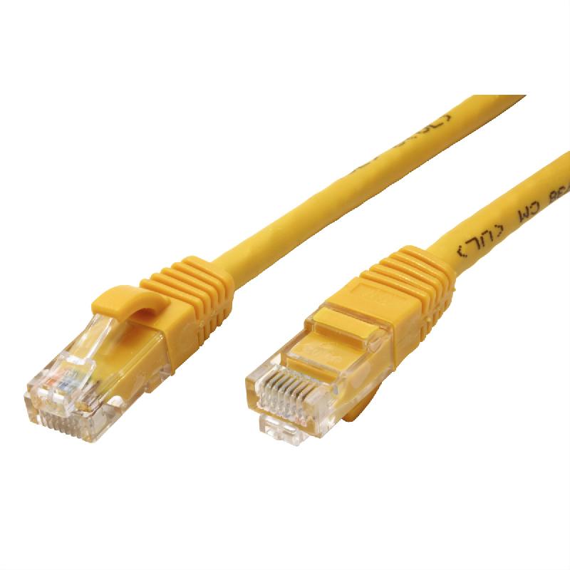 Cordon VALUE Cat.6A (Classe EA) / 10 Gigabit UTP, jaune, 20 m_1