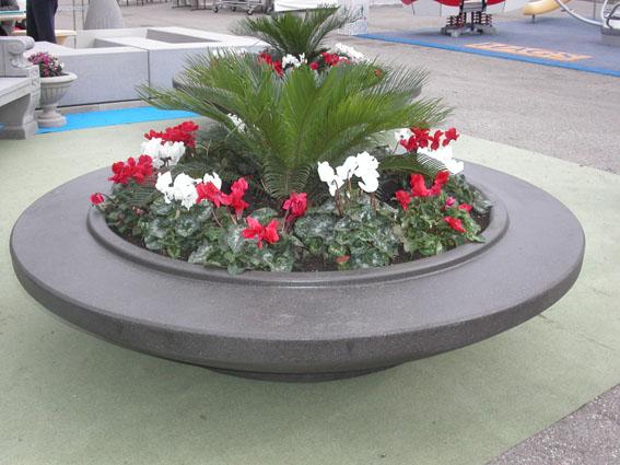 Jardinière Dish en béton pour créer des volumes verts - MG-DISH_1