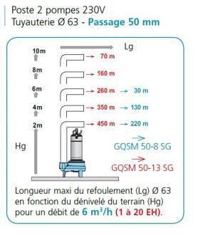 Poste de relevage cal500 2gqsm 50-8 - 304278_1