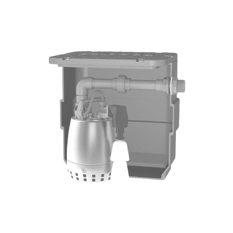 Station de relevage Calpeda CAL40 GXVM 25-6 - Eaux usées avec flotteur intégré - 0.25kW, 7.5m3/h, 220V_1