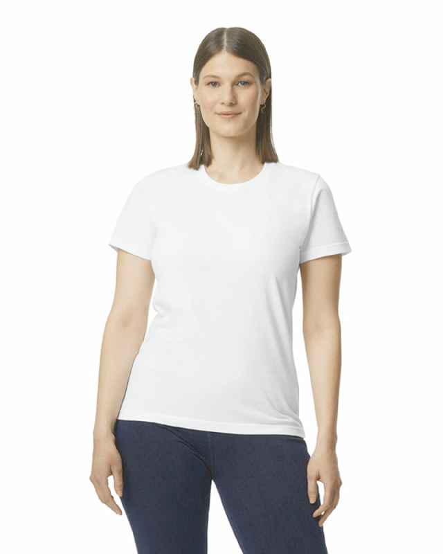 T-shirt femme softstyle midweight - 100% coton ring-spun - Réf: GI65000L_1