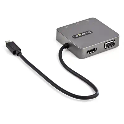 Adaptateur mulitport USB-C - Cble intégré de 29 cm - USB 3.1 Gen 2 - 10 Gbps - HDMI et VGA_1