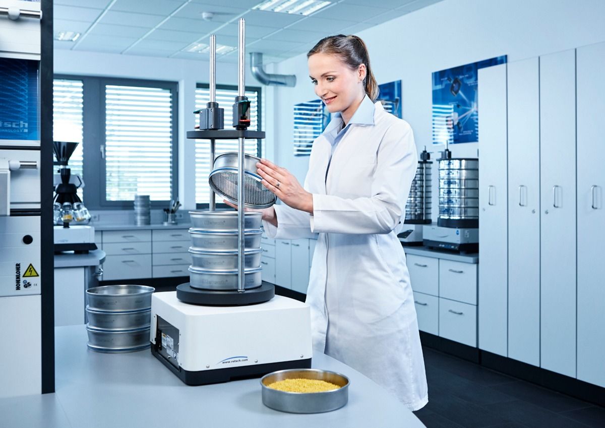 As 200 digit ca - tamis et tamiseurs alimentaires - retsch -  poids max. De la colonne de tamis 4 kg_1