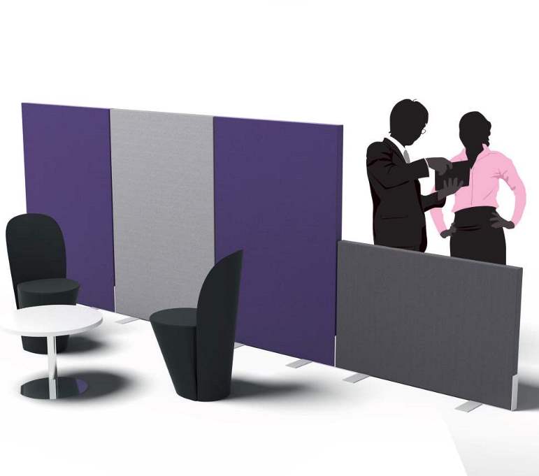 Cloison acoustique NO-SOUND - gamme complète avec écrans, tableaux et totems acoustiques - Fabrication française_1