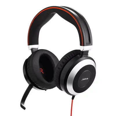 Jabra Evolve 80 Casque Avec fil Arceau Bureau/Centre d'appels Bluetooth Noir_1