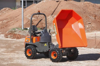 Mini-dumper à roues Ausa - Capacité 3500kg - Système de déchargement hydraulique_1