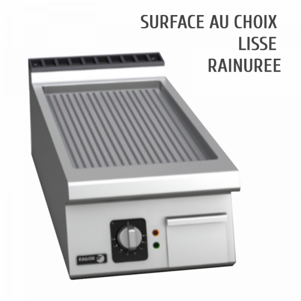 Plancha chrome dur 40 cm fagor série 900 - ft-e905-c-l_1