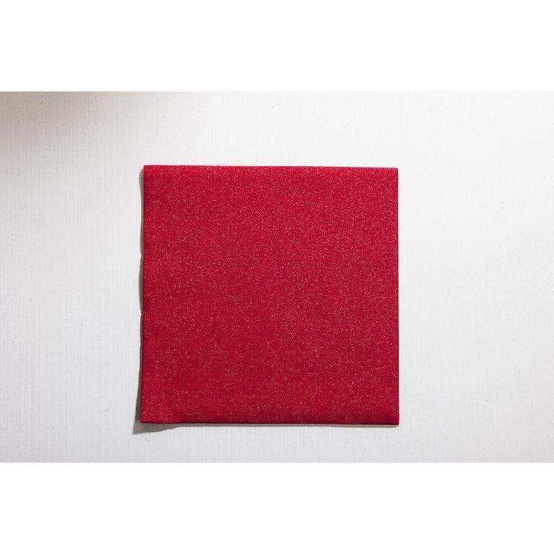 Serviette Dunilin brillance rouge 40x40cm - par 10 - FSC - jetables_1