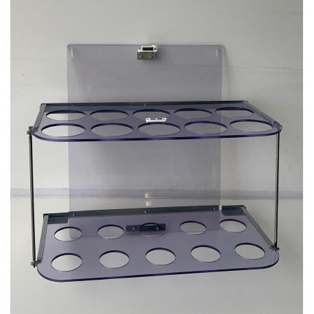 Support porte gobelet en carton - Référence 9SCESUPPORTGOBELET - Compatible chariots EASY 150 et 300_1