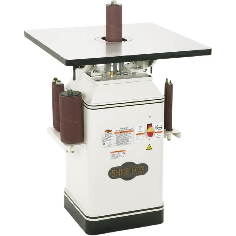 W1686 - Sableuse oscillante Shop Fox avec moteur 1 HP et table en fonte 27-1/2