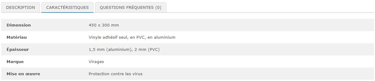 29039 - Panneau consignes de sécurité coronavirus - virages - dimension 450 x 300 mm - film de protection anti-UV et anti-rayures_1