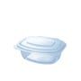 Barquette en PLA avec couvercle charnière - Bio Futura - 500 ml - longueur : 159,7 mm - PLCS0500_1