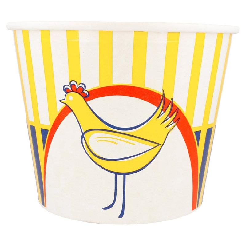 Bucket poulet carton imprimé 4500cc Ø21,6/16x16,8cm - par 240_1