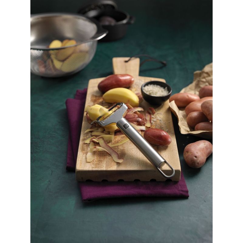 Éplucheur inox 18/10 - Zwilling Staub France - Design ergonomique - Couleur argent_1