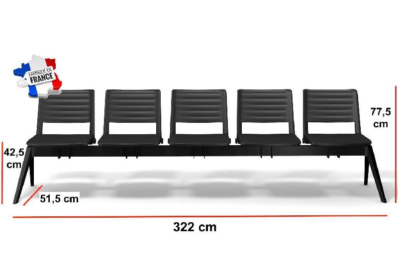Poutre d'accueil en polypropylène Smash - Sokoa - 5 places_1