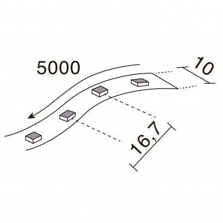 Bande LED - LED Strip In - LED SMD 14.4W/m - IP20/IP30 - 24V DC - Classe III - 5742_1